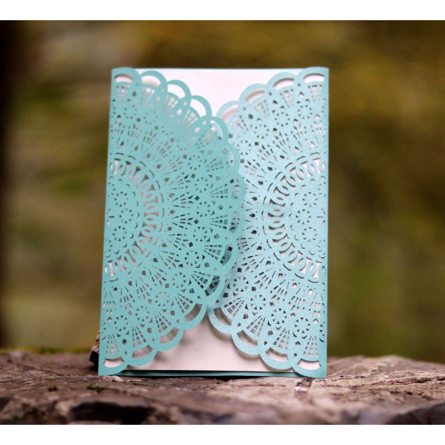 Thank You Card With Hemp Rope Laser Cut Invitation Wedding Supplies